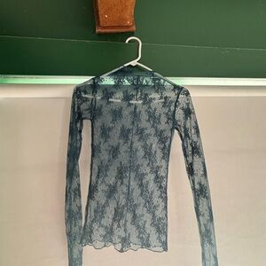 Free People Intimately Lady Lux Mesh Top xs